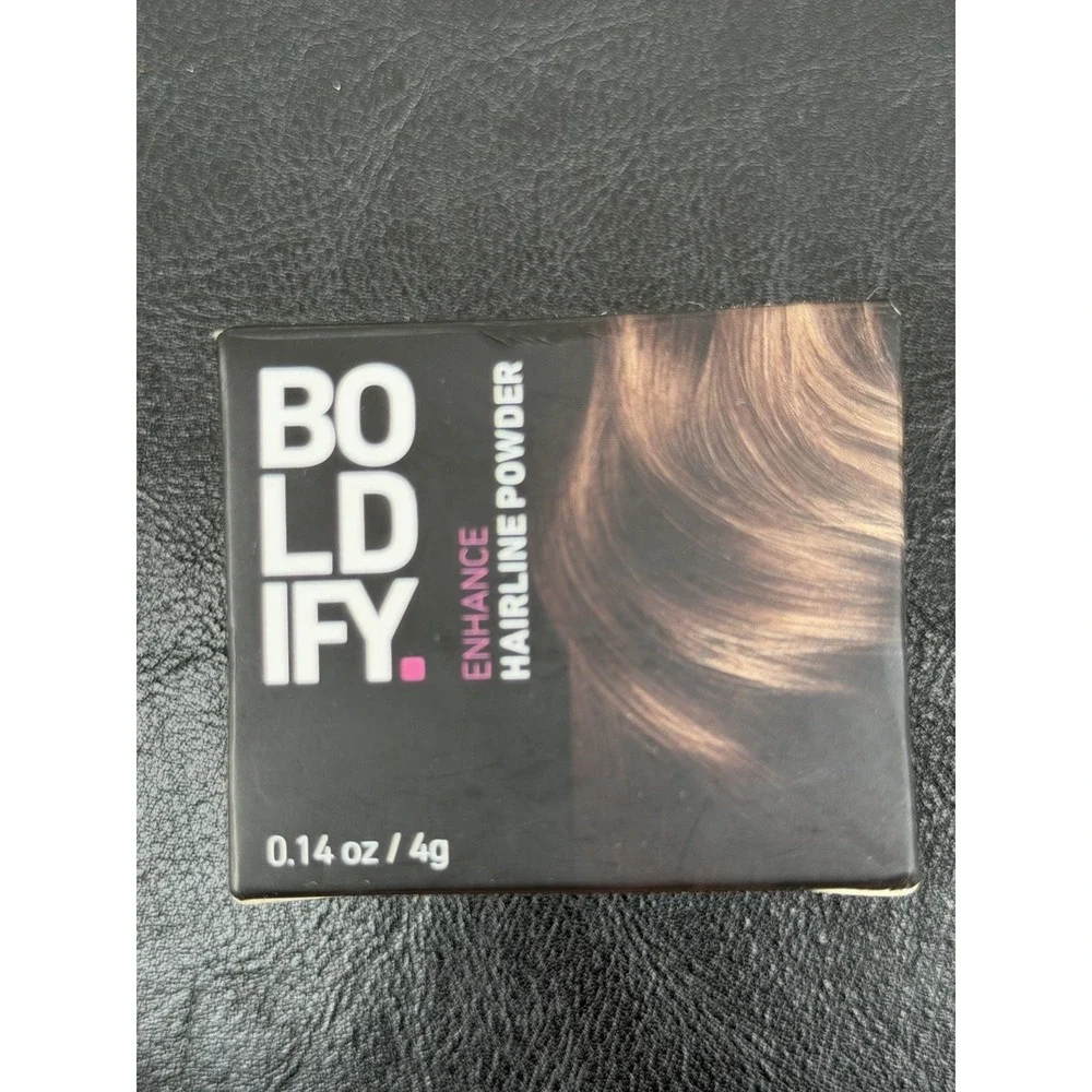 NEW Boldify Enhance Hairline Powder Light Brown Root Touch Up Hair Fill 0.14 oz